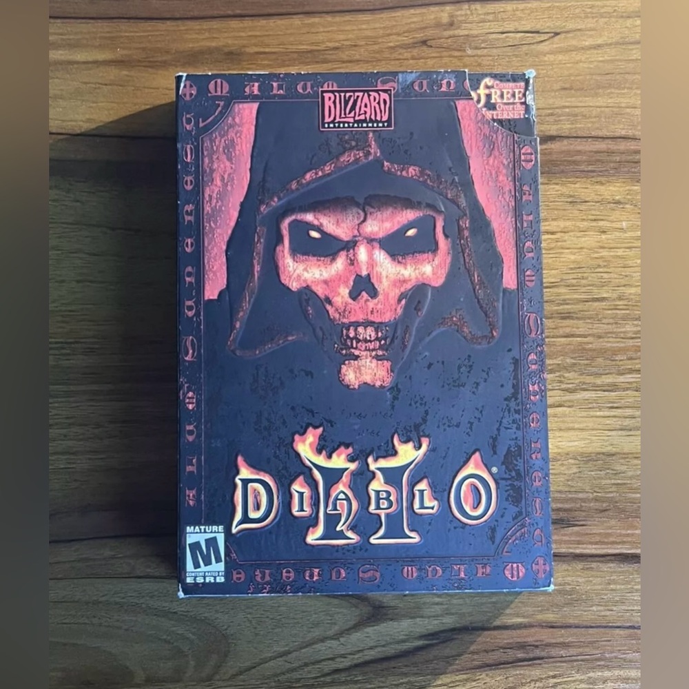 DIABLO 2 WINDOWS PC GAME RETRO BIG BOX Complete With Manual + CD KEY CODE